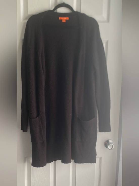 Joe Fresh Sweaters - Joe Fresh Black Women’s Knit Cardigan with Front Pockets